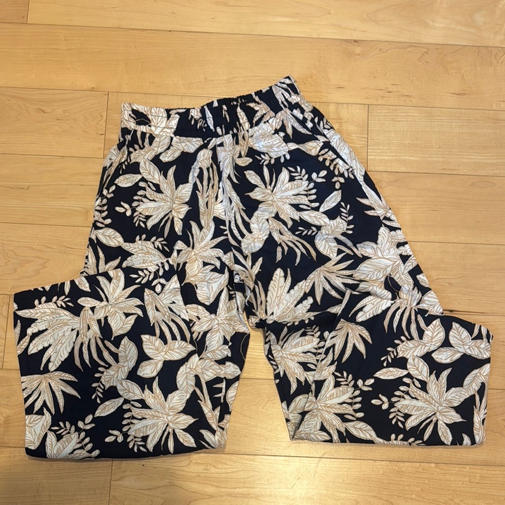 NWT Nicole Miller Cropped Wide Leg Pants